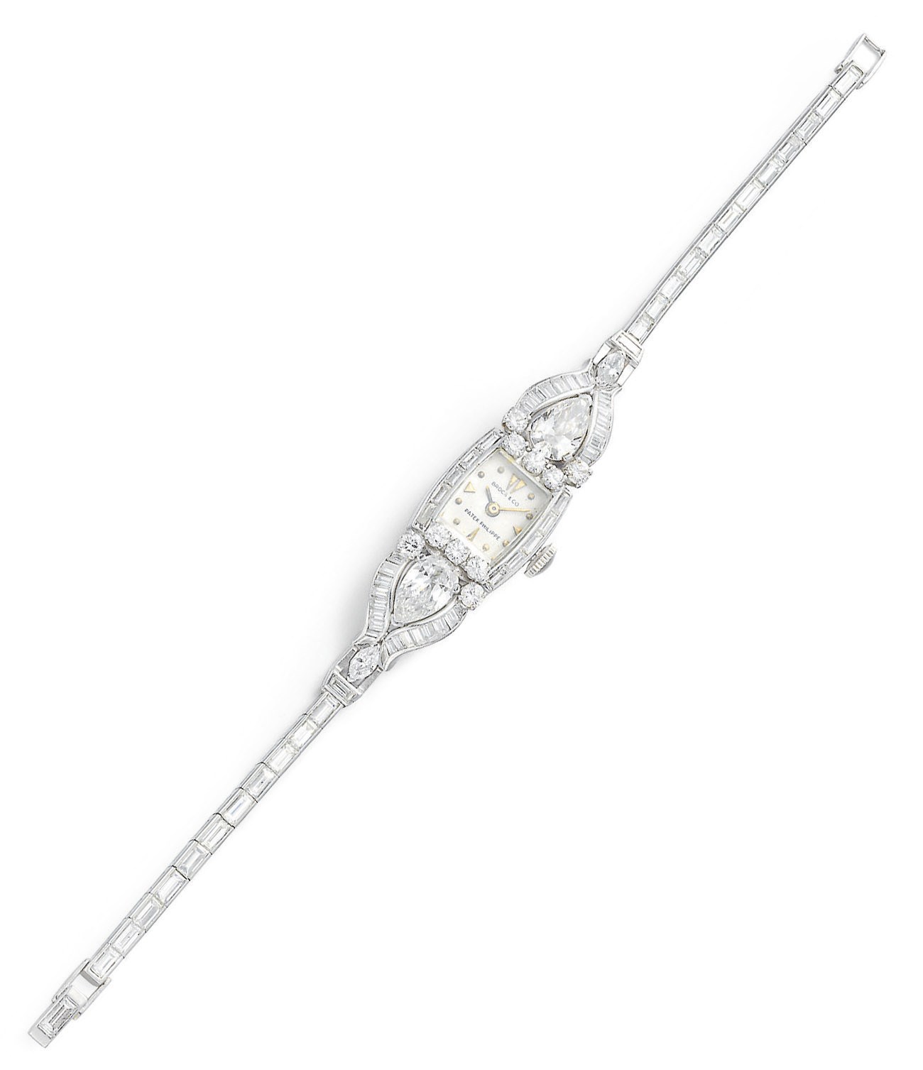 A DIAMOND WRISTWATCH, BY PATEK PHILIPPE