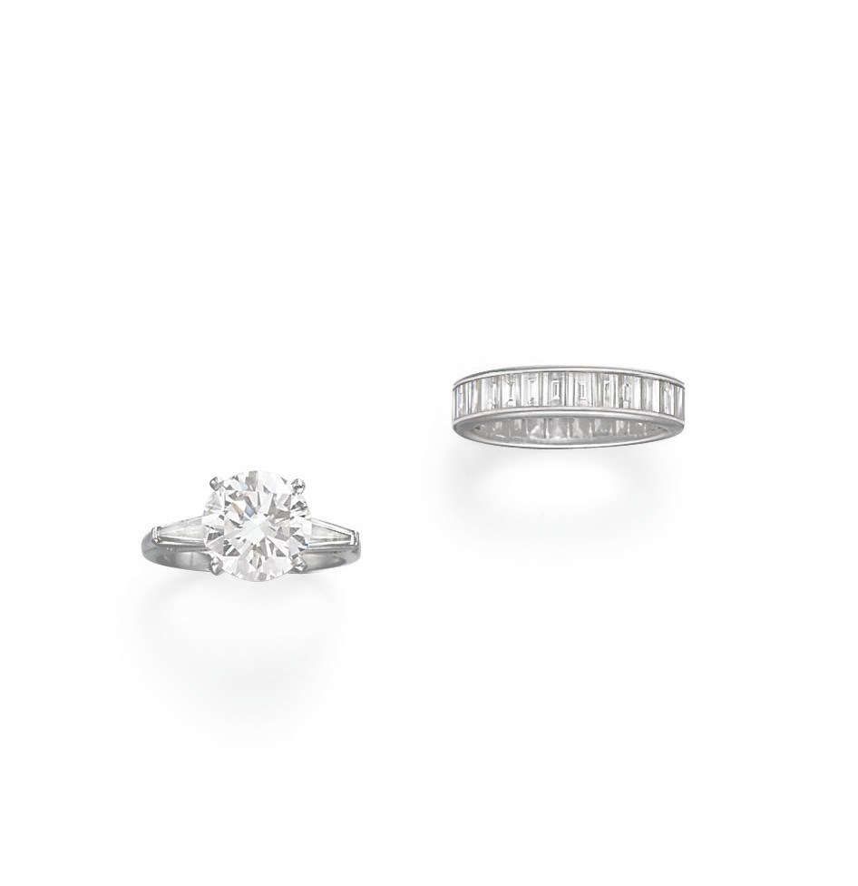 A DIAMOND RING AND ETERNITY BAND