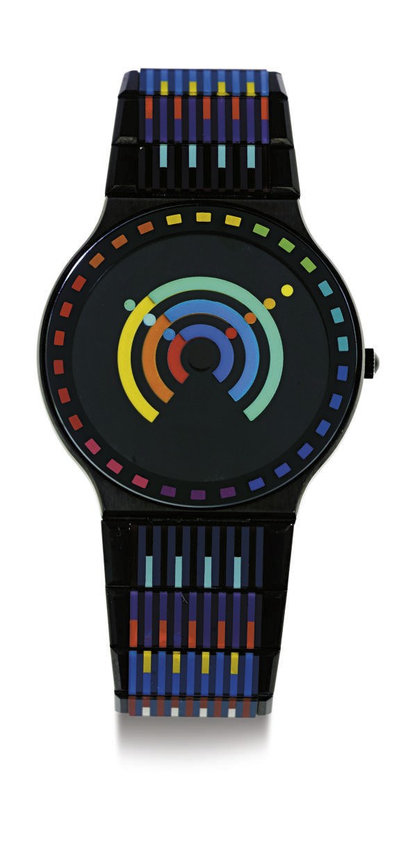 MOVADO.  A LIMITED EDITION STAINLESS STEEL MYSTERY WRISTWATCH WITH BRACELET