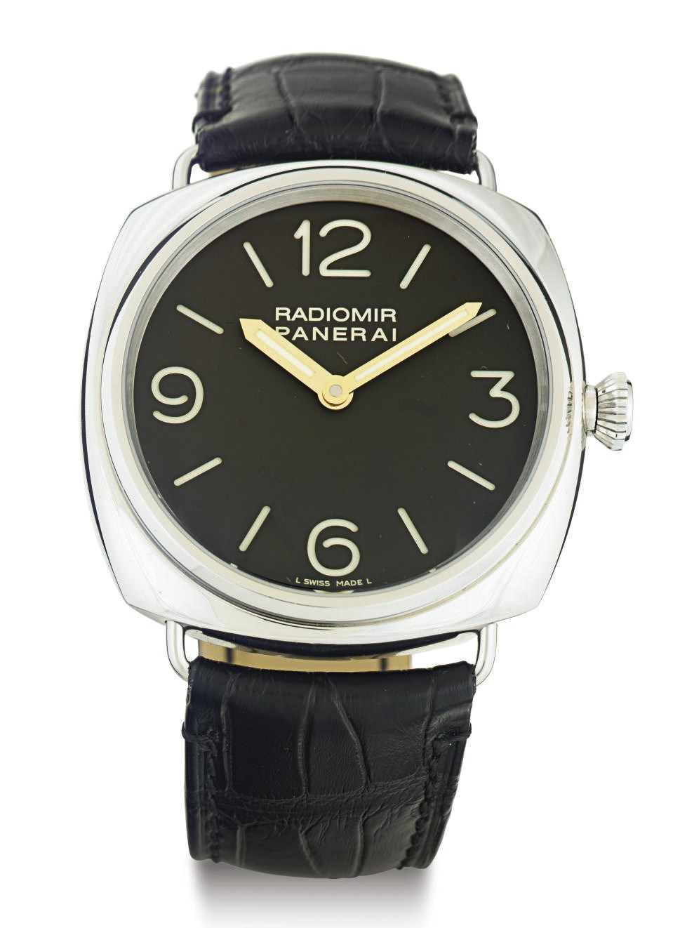 PANERAI.  A LIMITED EDITION STAINLESS STEEL WRISTWATCH