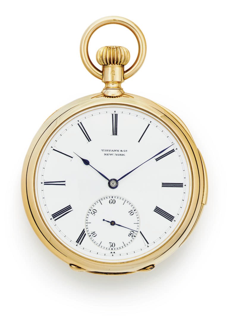 PATEK PHILIPPE. AN 18K PINK GOLD OPENFACE MINUTE REPEATING KEYLESS LEVER POCKET WATCH