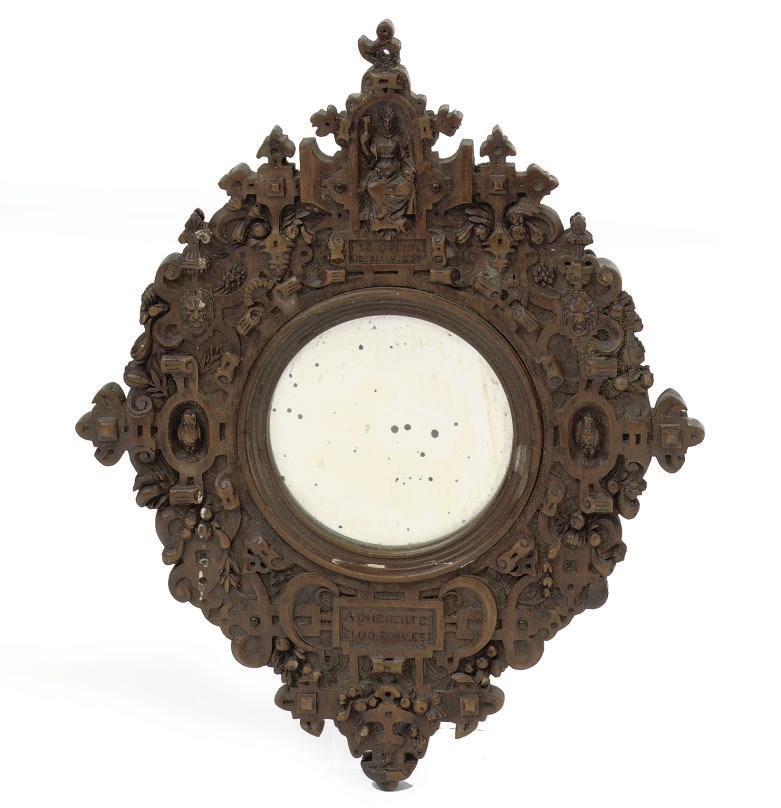 A PALMWOOD MIRROR