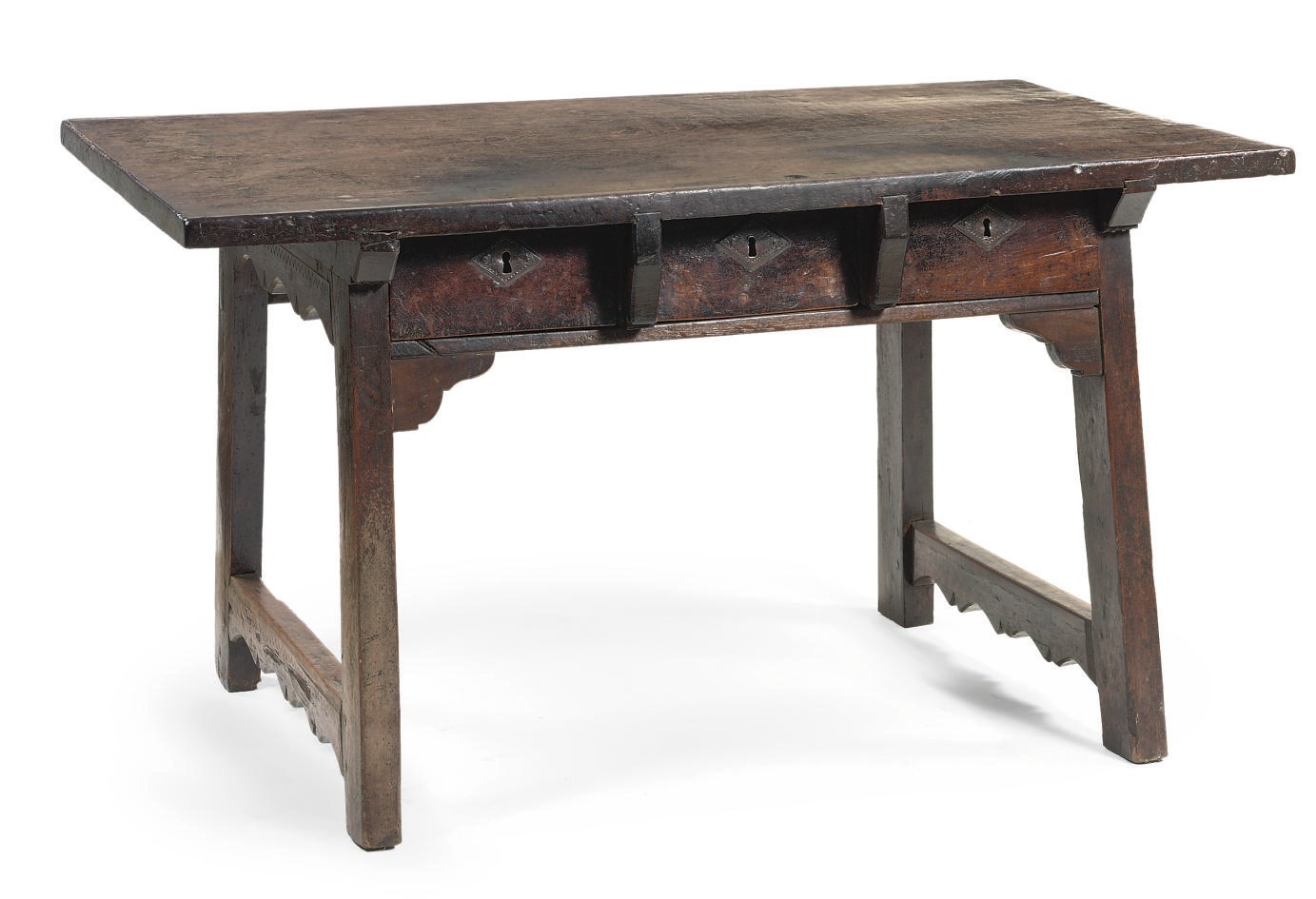 A SPANISH WALNUT TABLE