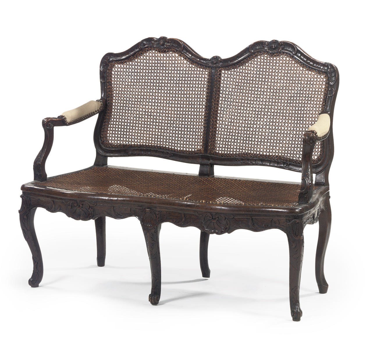 A GERMAN BEECHWOOD BENCH