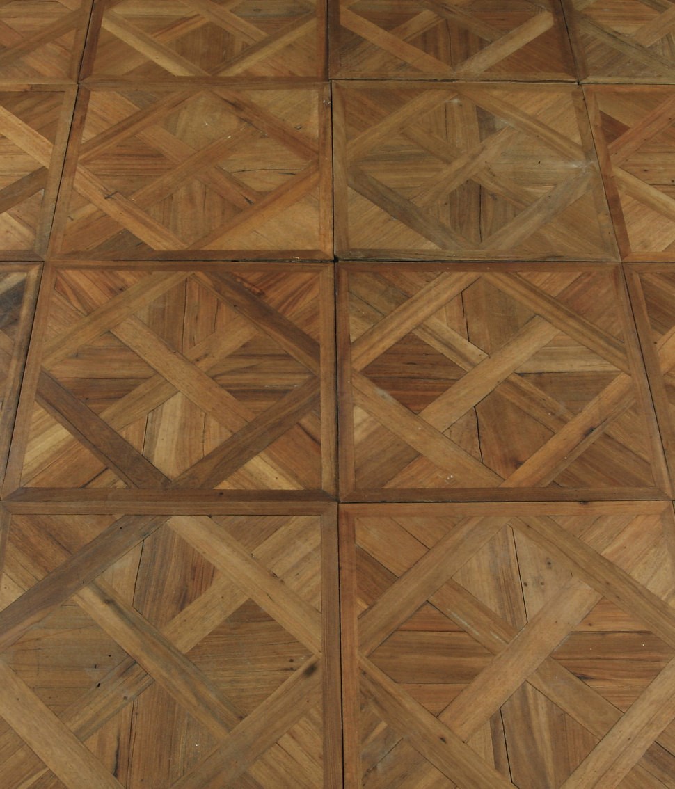 AN ITALIAN WALNUT 'VERSAILLES' PARQUET FLOOR