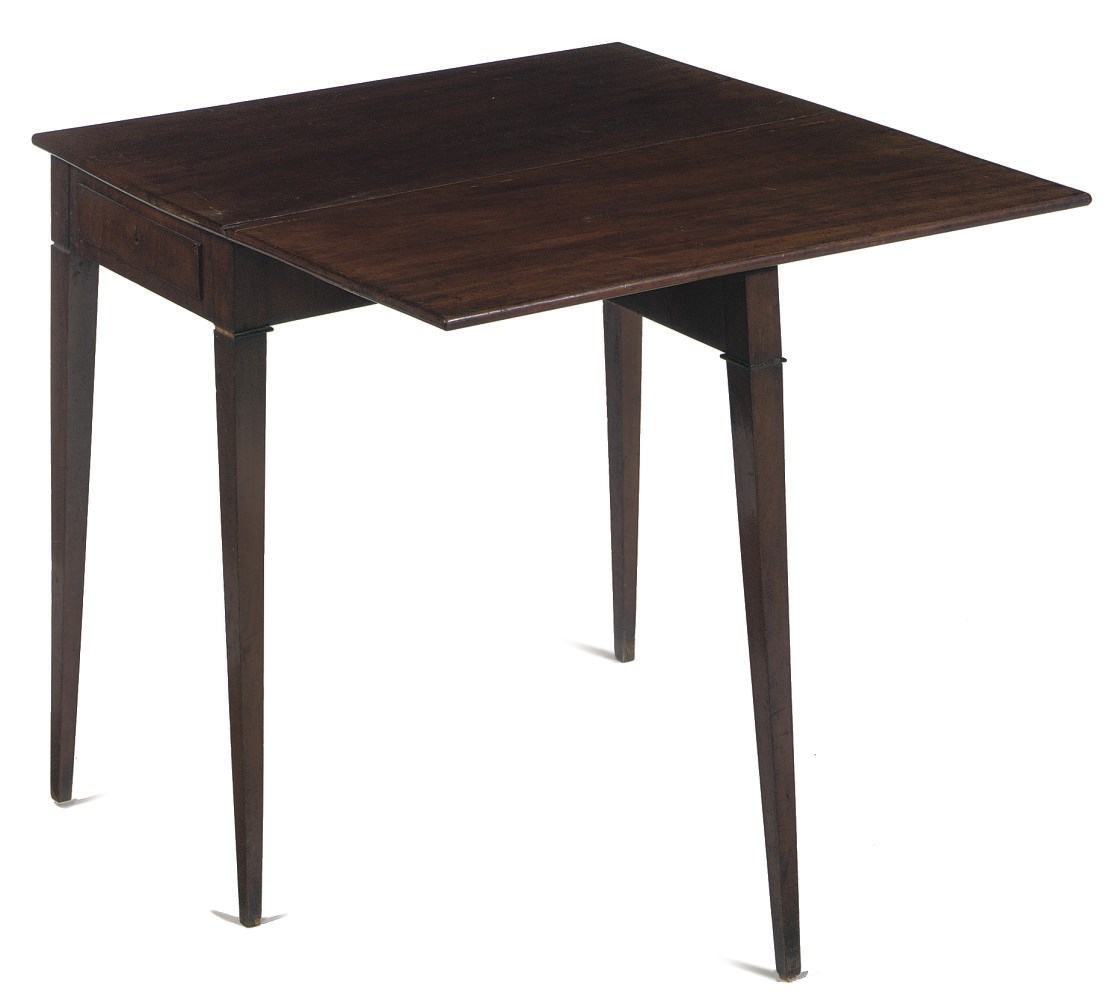 A GERMAN BIEDERMEIER MAHOGANY SOFA TABLE