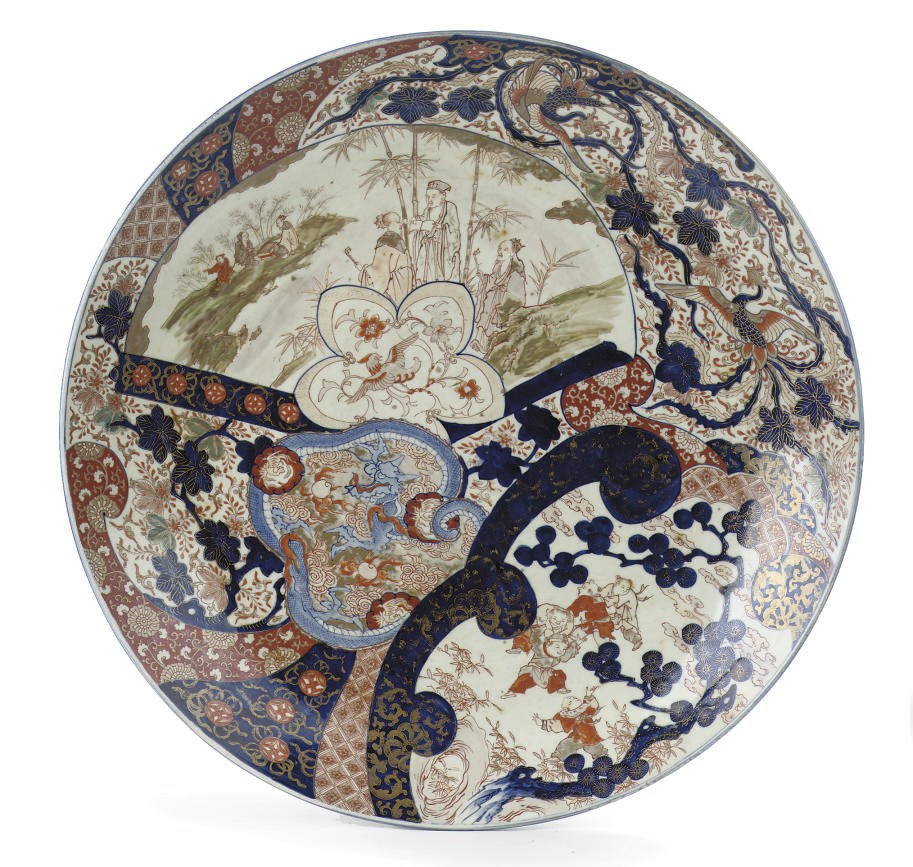 A massive Japanese Imari charger