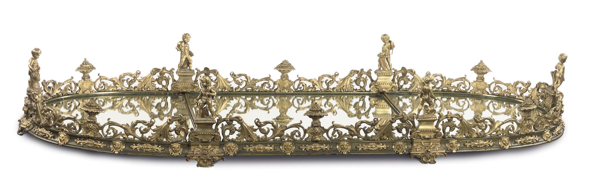 A NAPOLEON III ORMOLU SURTOUT DE TABLE