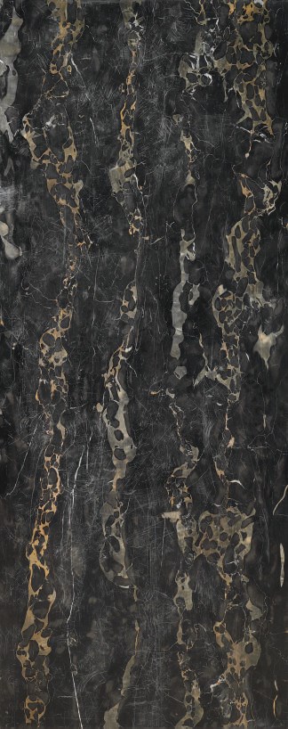 AN ITALIAN MARMO PORTORO TABLE TOP