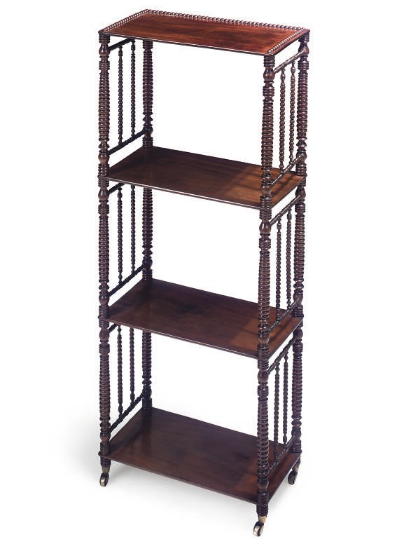A FRENCH MAHOGANY WHATNOT