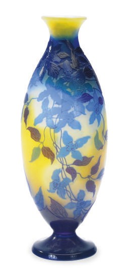 A CAMEO GLASS VASE,