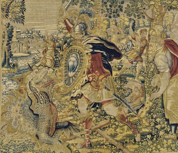 A FLEMISH MYTHOLOGICAL TAPESTRY,