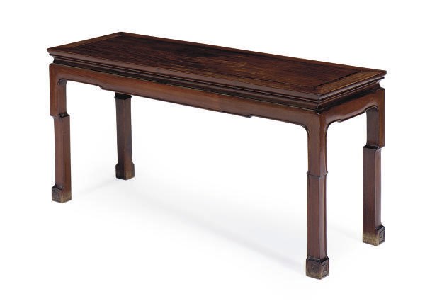 A CHINESE HARDWOOD LOW TABLE,