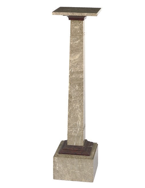 A MARBLE PEDESTAL,