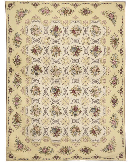 A CONTINENTAL NEEDLEWORK CARPET