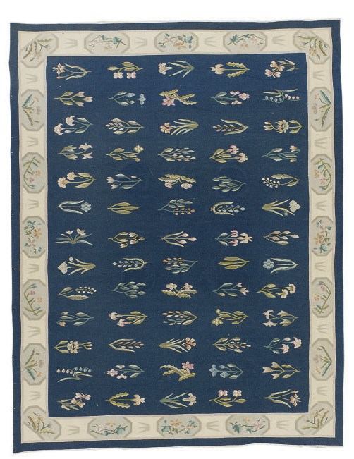 A FLATWOVEN CARPET,