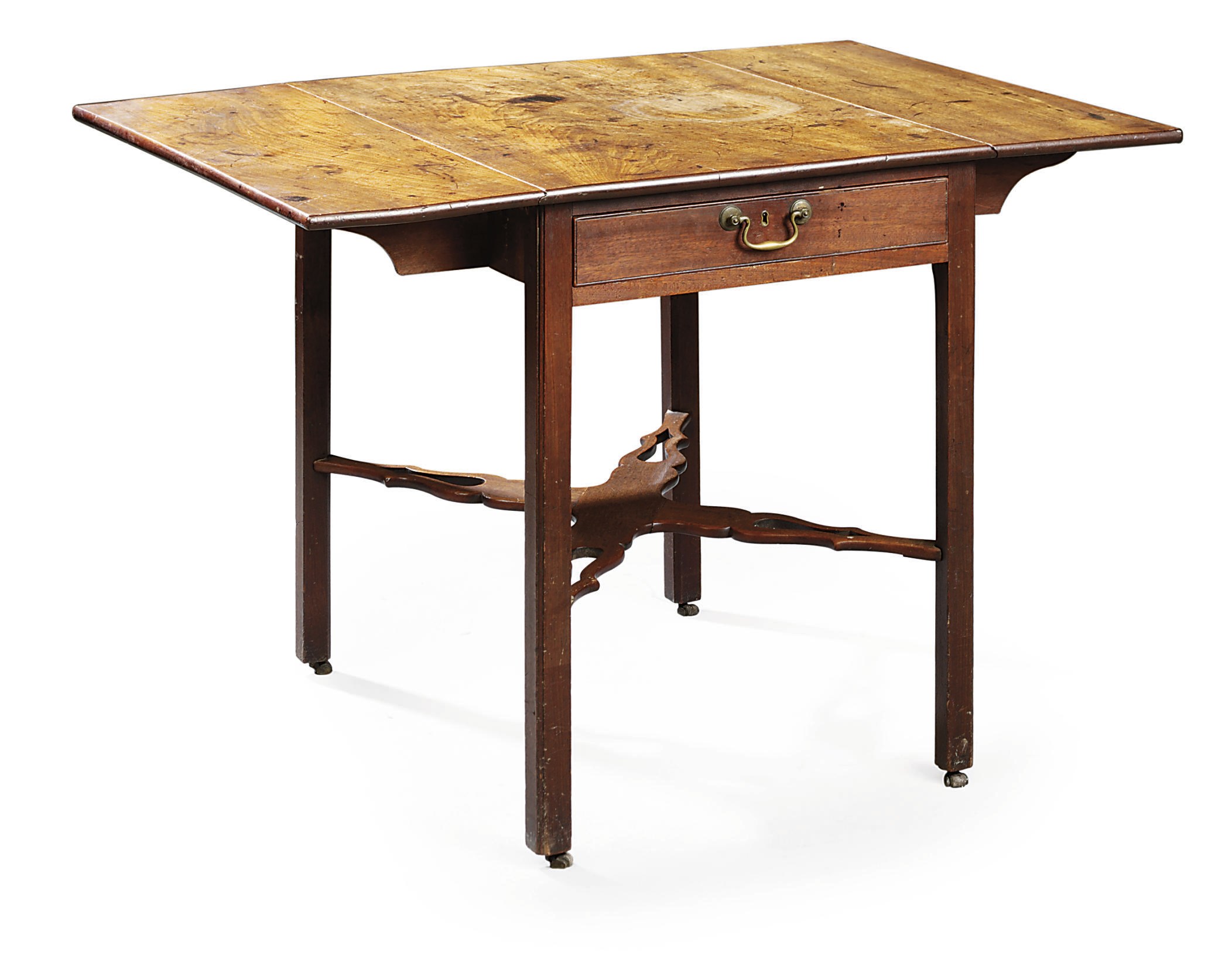 A GEORGE III MAHOGANY PEMBROKE TABLE