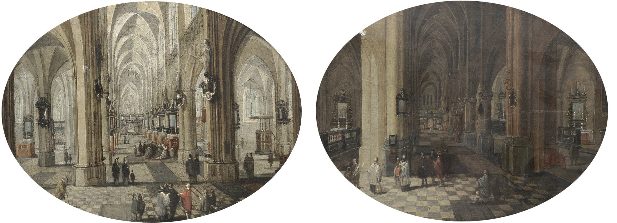 Pieter Neefs I (Antwerp ?1578-1656/61) and Frans Francken II (Antwerp 1581-1642)