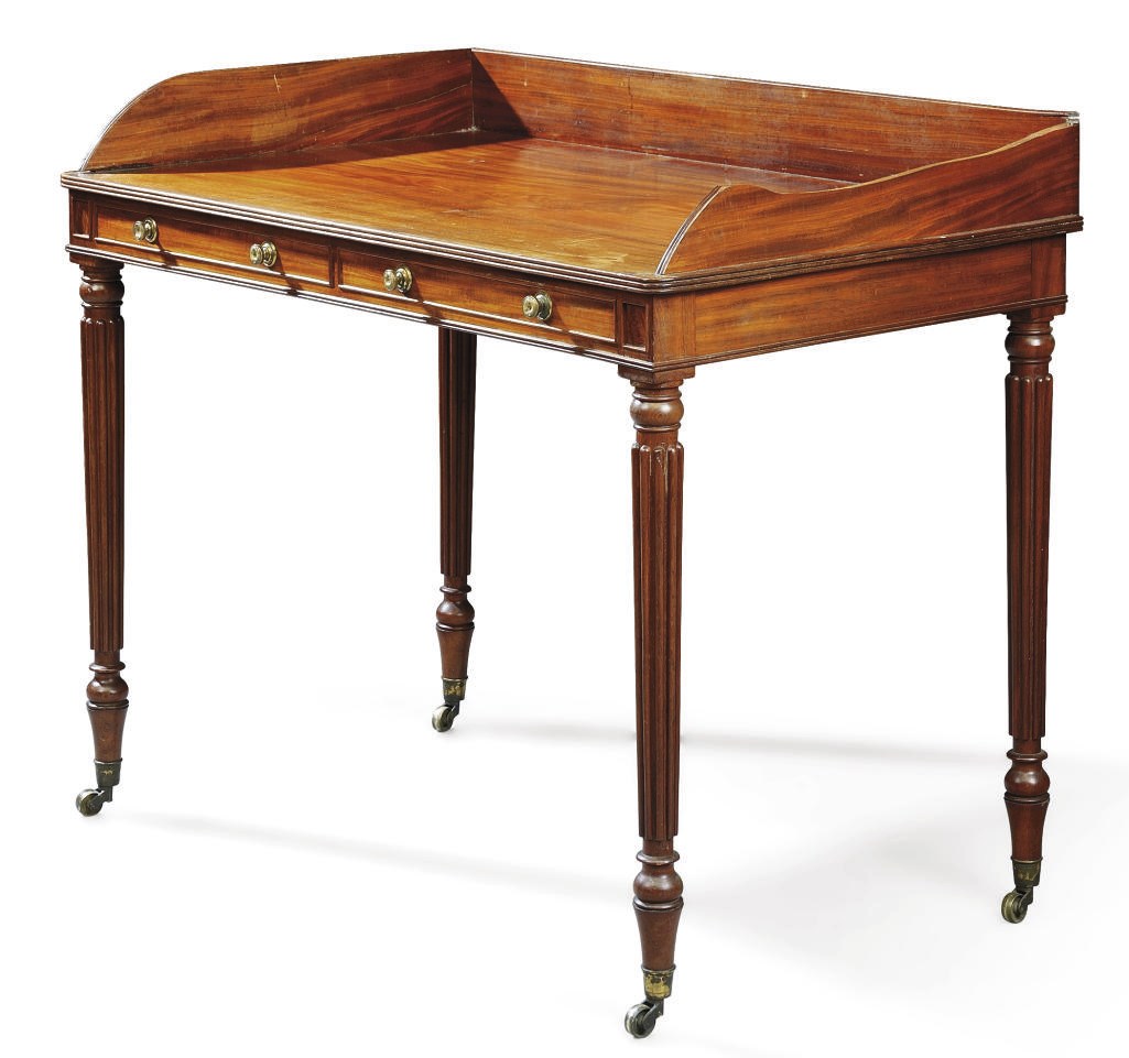 A REGENCY MAHOGANY WASHSTAND