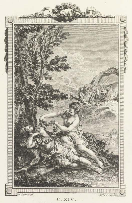 TASSO, Torquato (1544-95).  La Gerusalemme Liberata. Paris: "Appresso Agostino Delalain, Pietro Durand, Gio. Claudio Molini," 1771. 2 volumes, 8°. Engraved frontispieces, dedication and 29 plates, vignettes and culs du lampe. Contemporary red morocco gilt, gilt edges (extremities lightly rubbed, some small scuff marks to upper cover of vol. II). Brunet V, 667: "Assez belle édition"; Cohen-de Ricci 974. 	 (2)