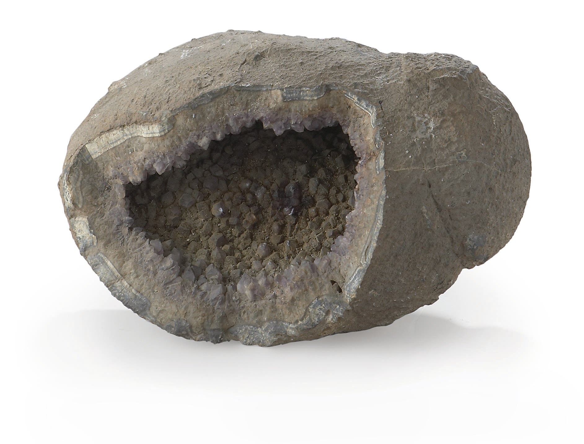 GEODE DE QUARTZ FUME