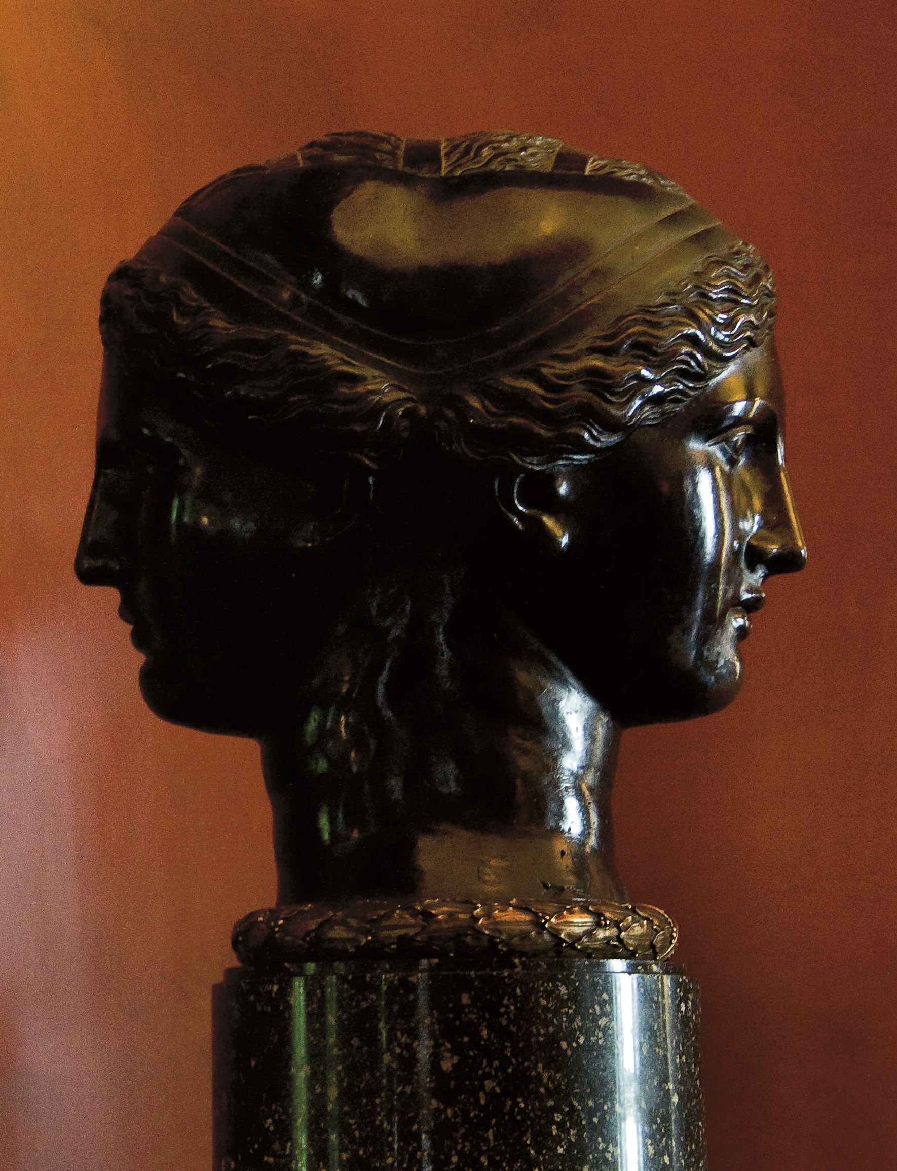 TETE EN BRONZE REPRESENTANT JANUS