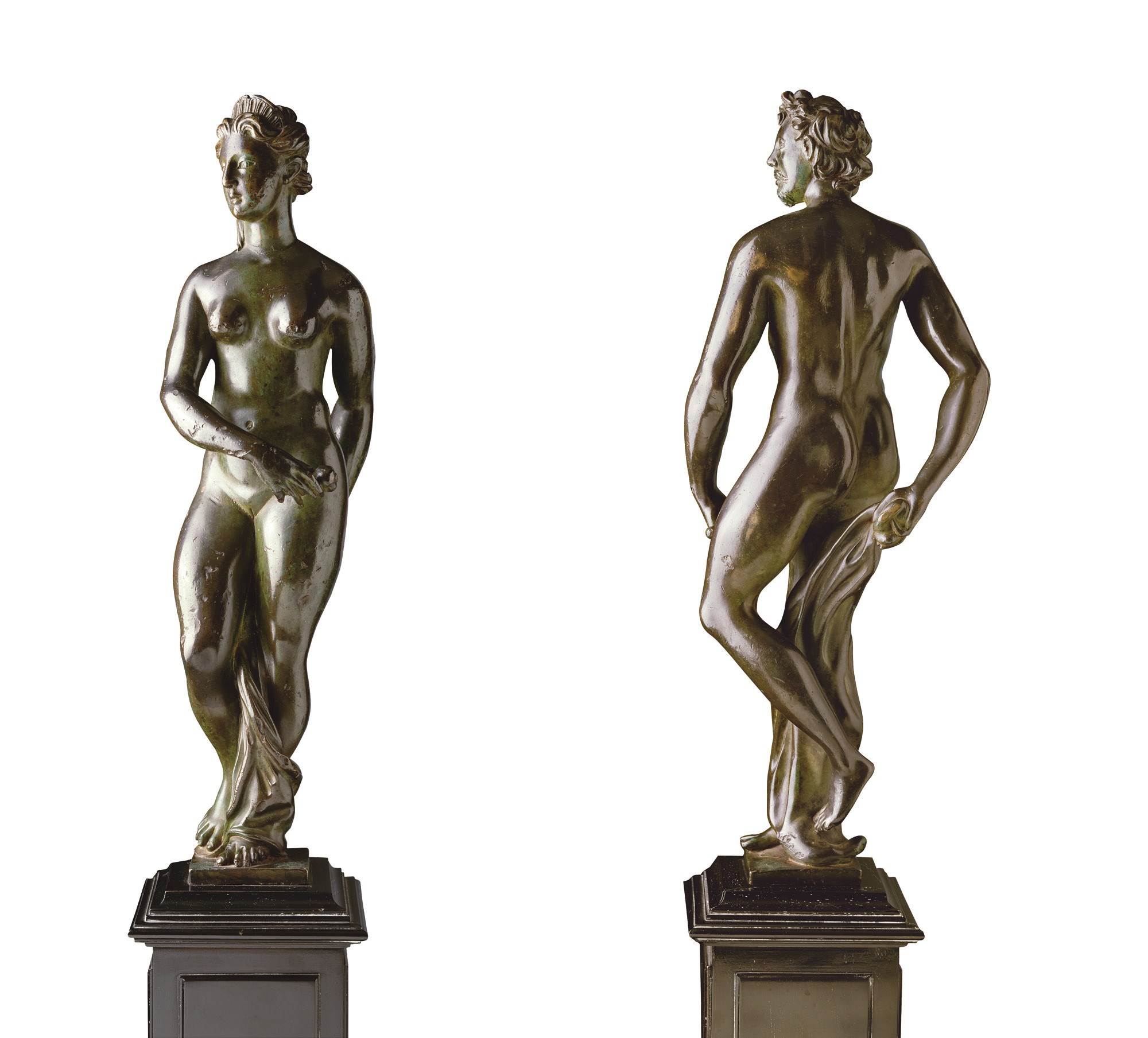 PAIRE DE STATUETTES REPRESENTANT MARS ET VENUS