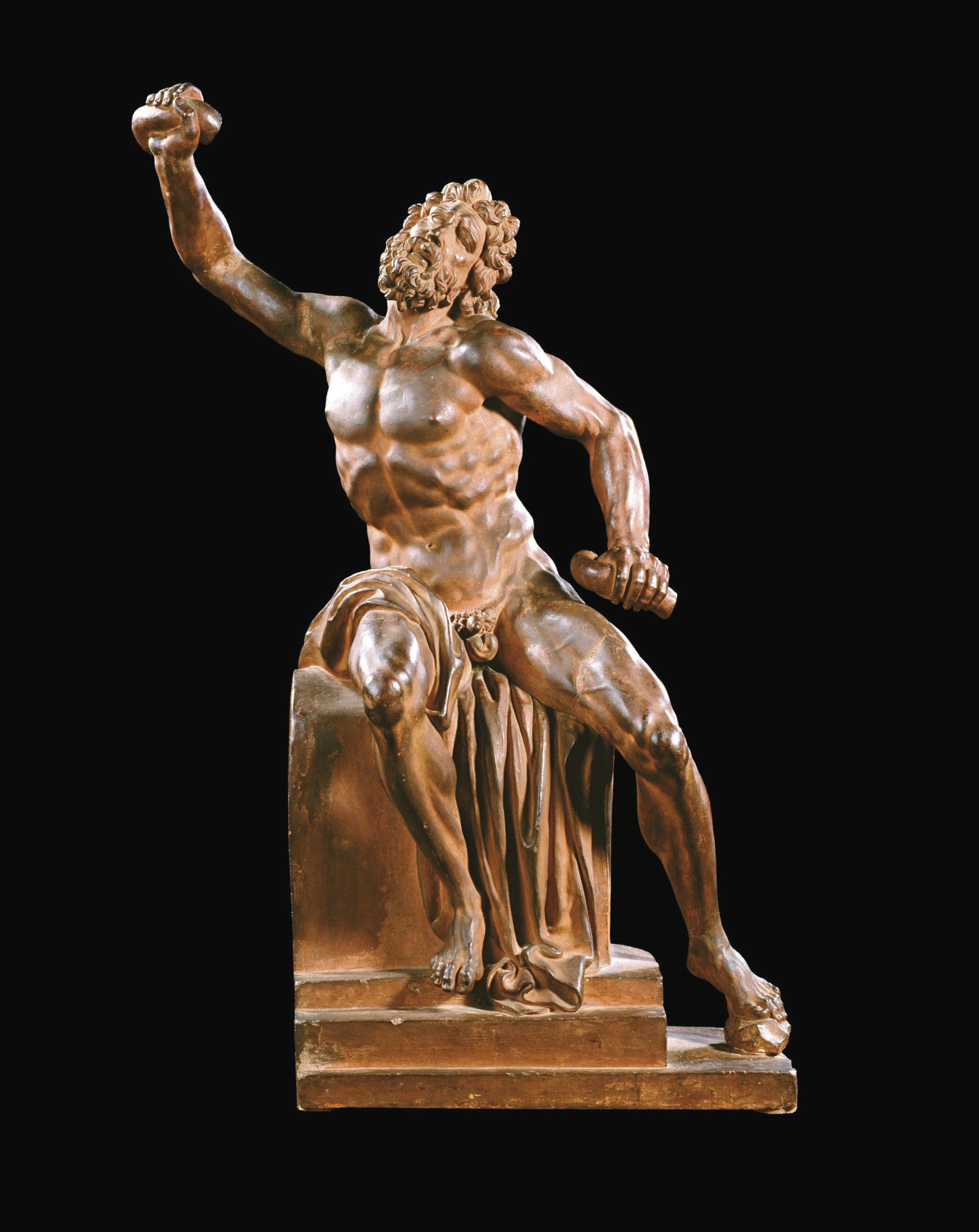 GROUPE EN TERRE CUITE REPRESENTANT LE LAOCOON