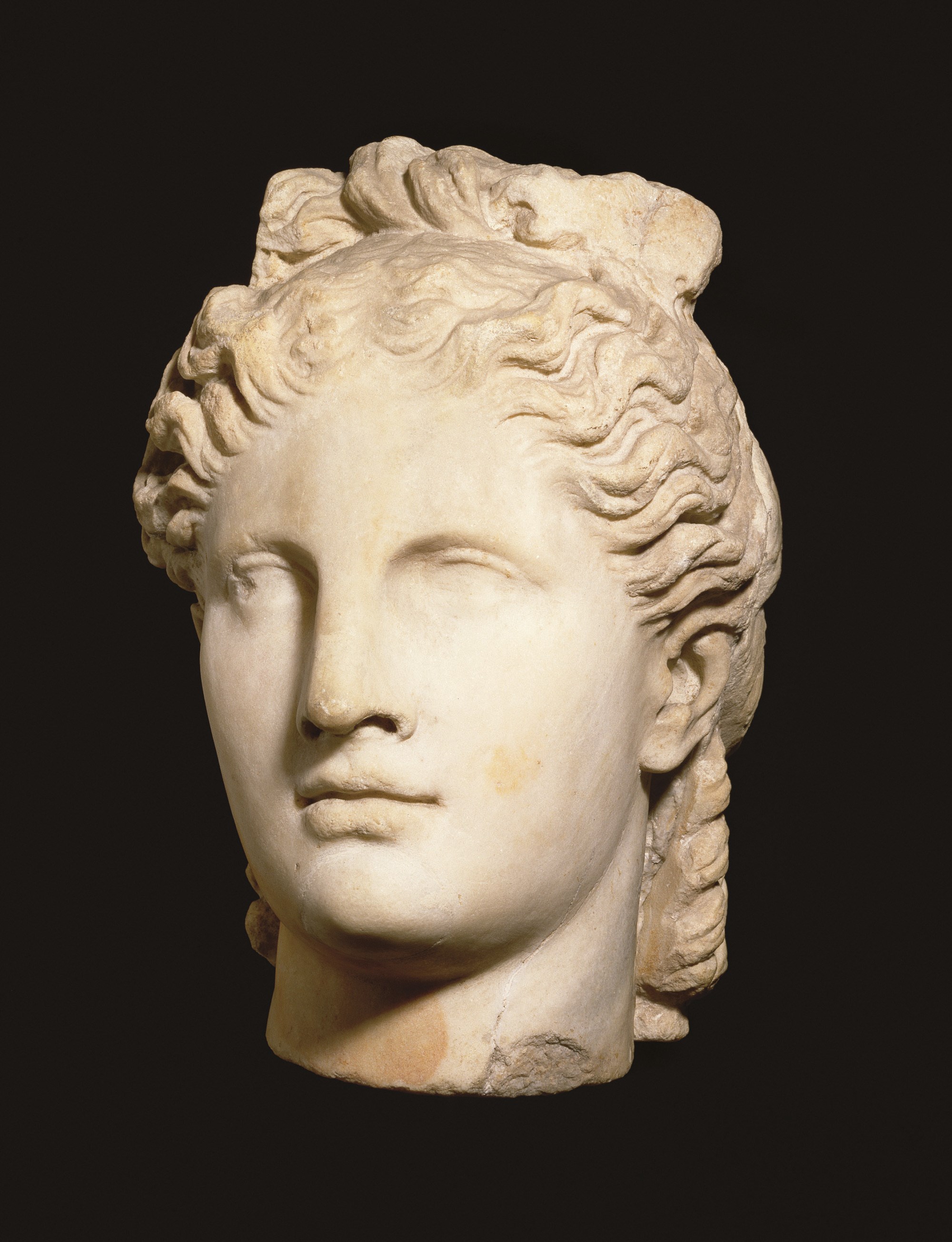 TETE DE DIONYSOS EN MARBRE