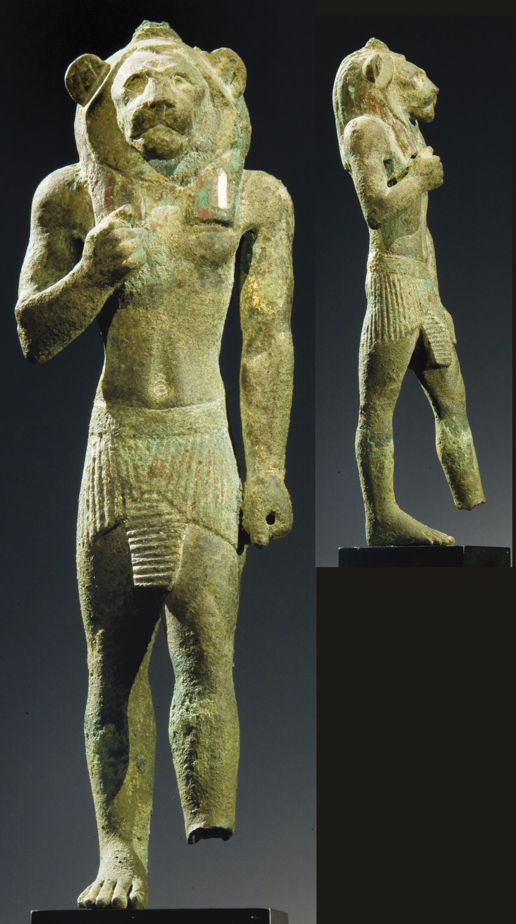 STATUETTE EN BRONZE FIGURANT MAHES