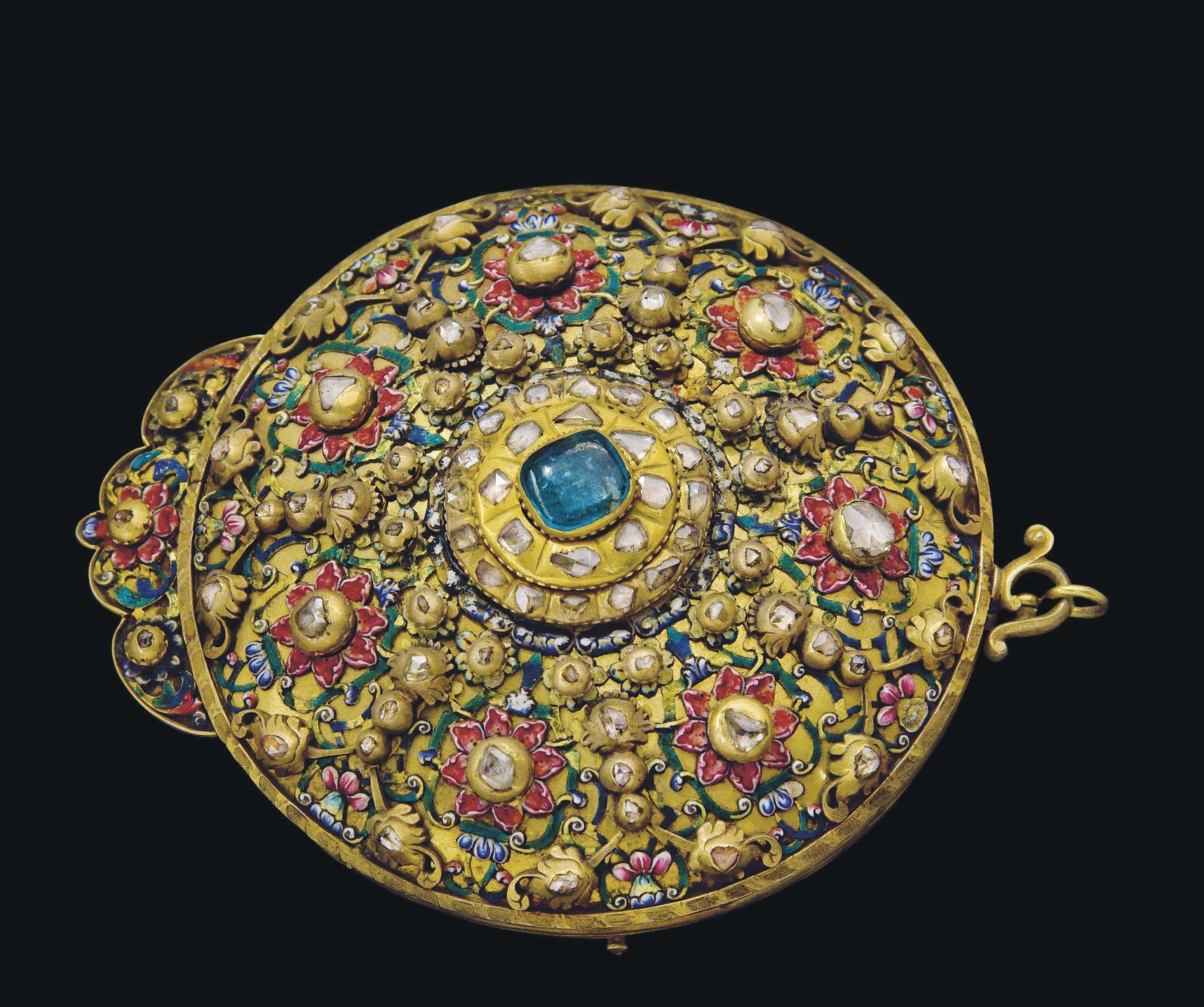 BOUCLE DE CEINTURE MONTEE EN BROCHE