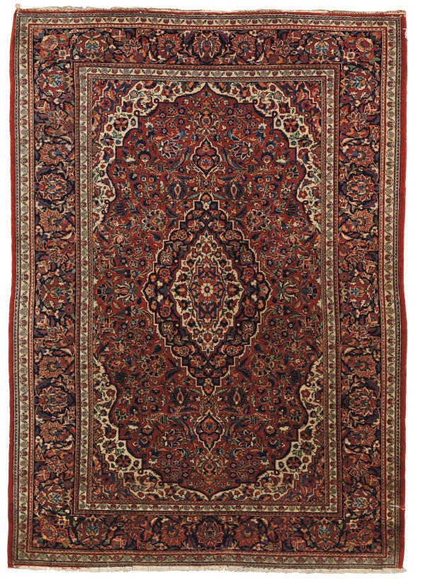 A pair of Kashan rugs