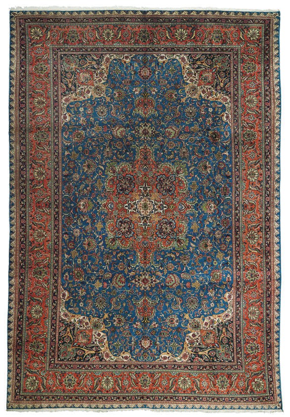 A fine Tabriz carpet