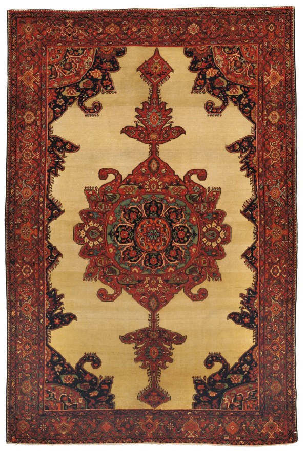 A fine antique Feraghan-Malayir rug