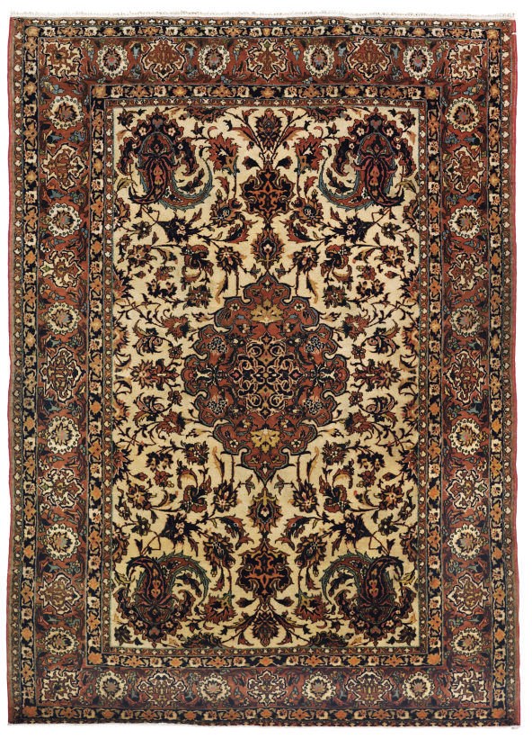 A very fine Isfahan rug