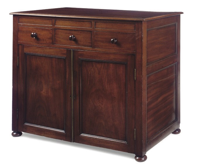 A REGENCY MAHOGANY WASHSTAND
