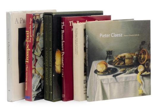 A collection of books on Northern European Old Master still lifes and other genres