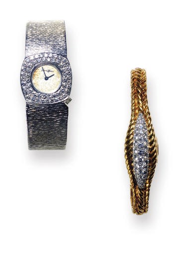 A GROUP OF DIAMOND AND GOLD WATCHES