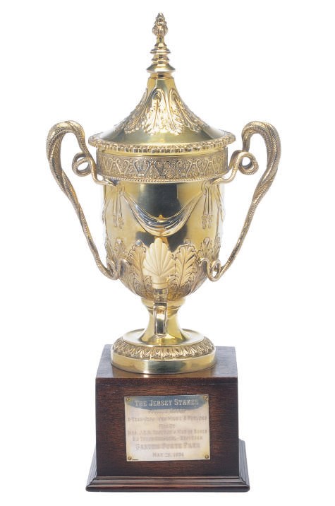 AN AMERICAN SILVER-GILT TEA URN AND COVER,**