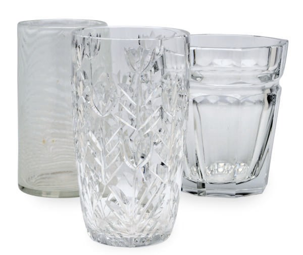 A FRENCH GLASS ICE BUCKET,