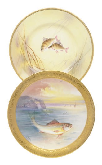 TWO SETS OF CONTINENTAL ICHTHYOLOGICAL PLATES,