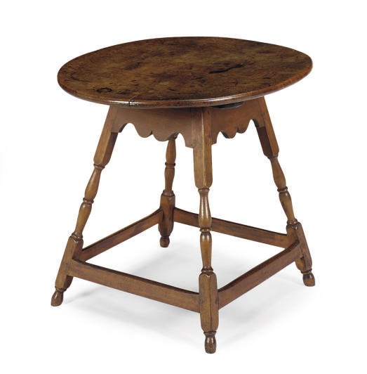 AN AMERICAN MAPLE TAVERN TABLE,