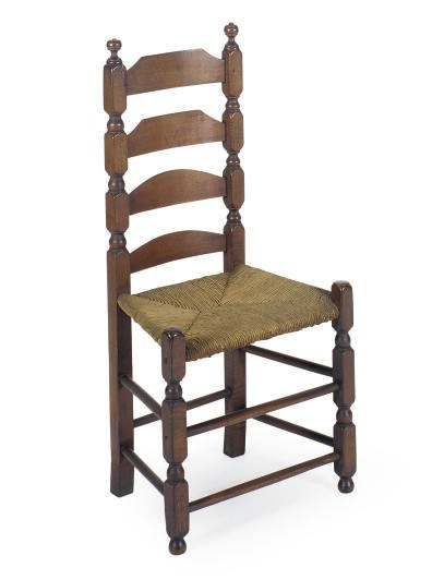A MAPLE SIDE CHAIR,
