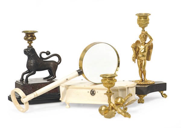 SEVEN VARIOUS TABLE ARTICLES**,