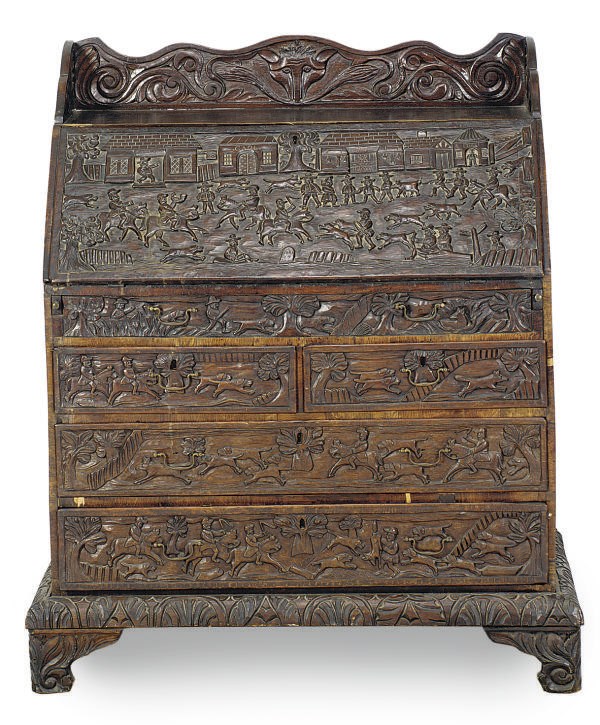 AN ENGLISH OAK AND ASH BUREAU,