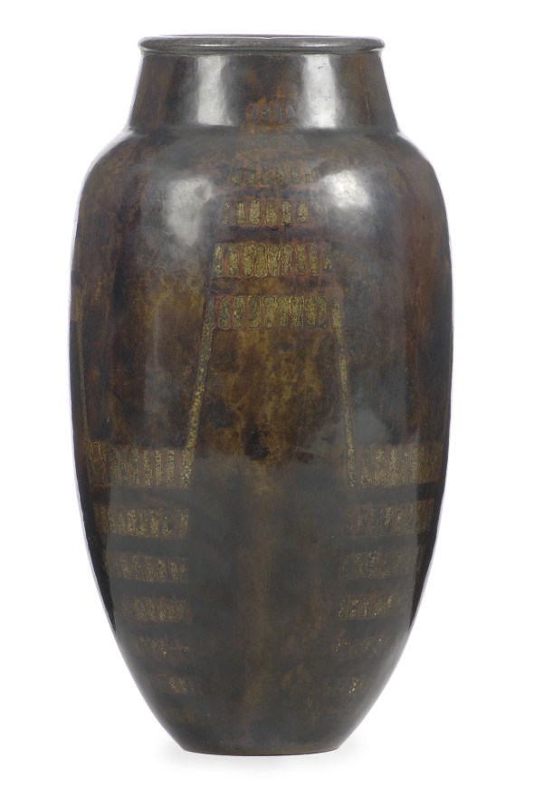 A FRENCH DINANDERIE VASE,