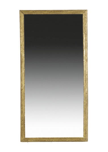 A NORTH EUROPEAN GILTWOOD MIRROR,