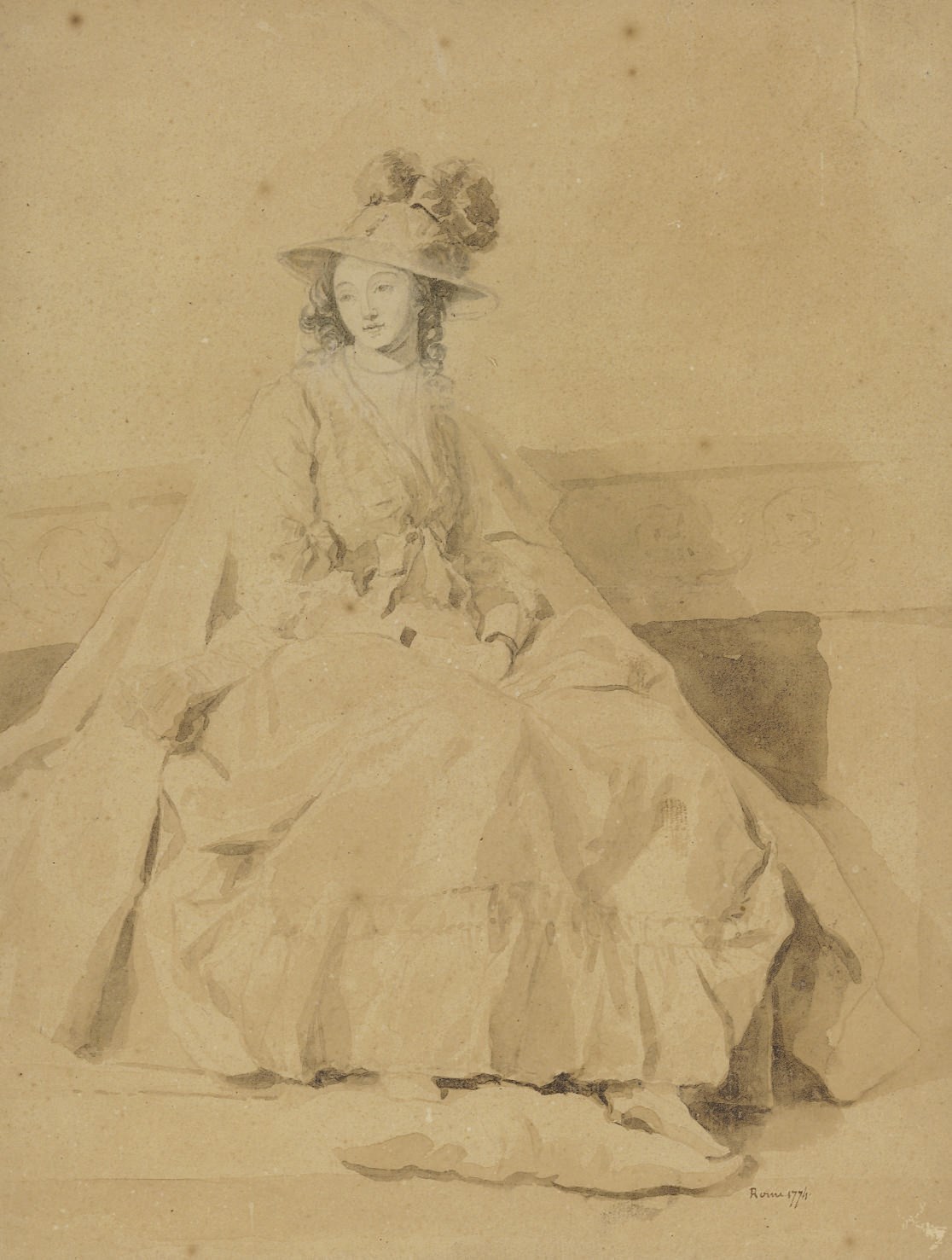 Attributed to Jean-Honoré Fragonard (Grasse 1732-1806 Paris)