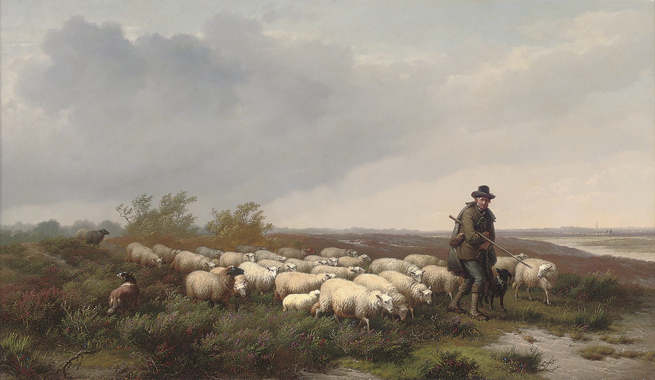 Eugène Joseph Verboeckhoven (Belgian, 1798-1881)