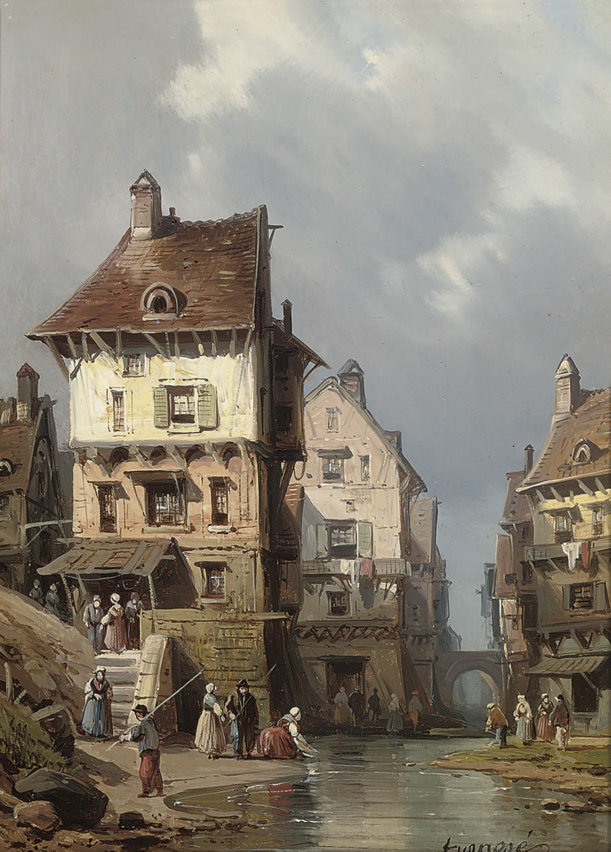 Carl Joseph Kuwasseg (French, 1802-1877)